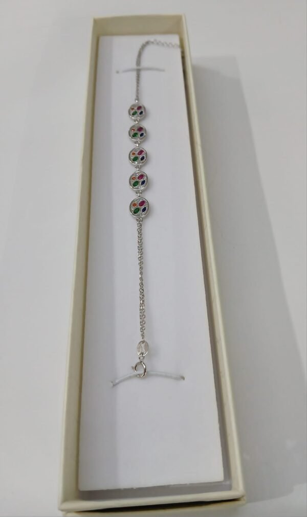 Pulsera de plata color 925