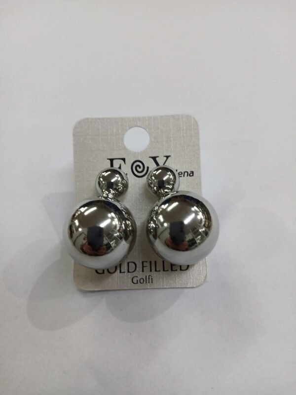 Pendientes bolas acero
