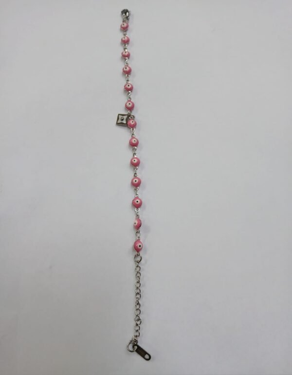 Pulsera ojo turco rosa - Imagen 2