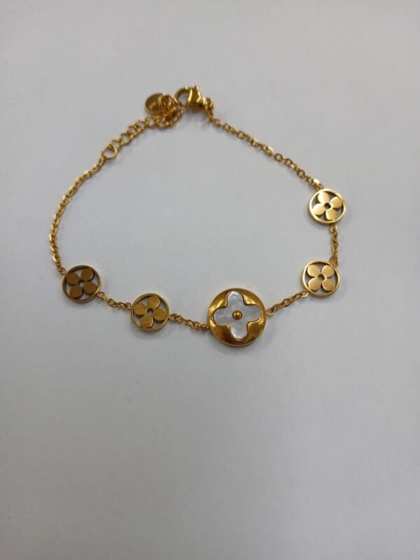 Pulsera trébol de 4 hojas