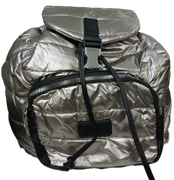 Mochila Gris Brillante para Mujer - Imagen 2