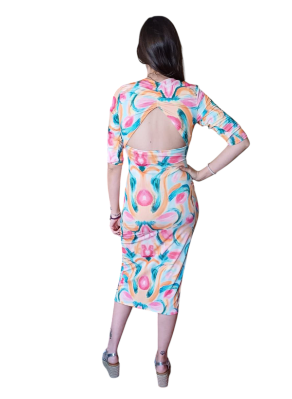 Vestido estampado talla única S/M - Imagen 2
