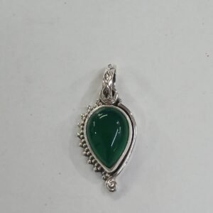 colgante con piedra Venturina. plata de Ley- sin cadena