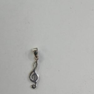 colgante clave de sol. plata de Ley - sin cadena