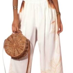 conjunto pantalón top naranja