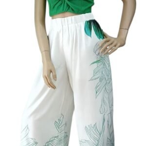 conjunto pantalón top verde
