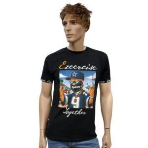 camiseta negra exercise