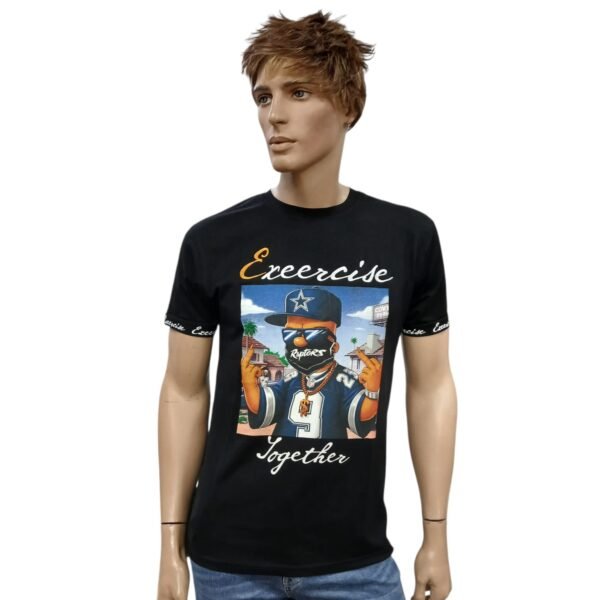 camiseta negra exercise