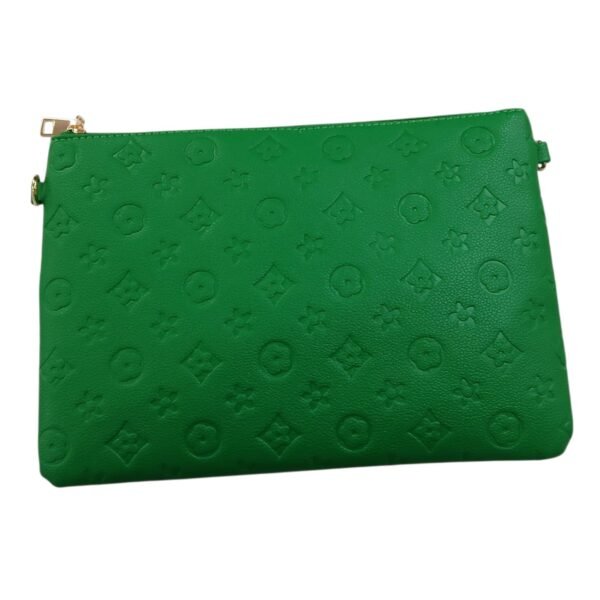 Bolso-cartera verde con adaptador desmontable