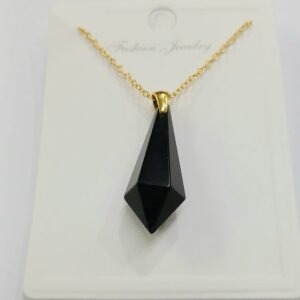 Colgante de Onice | Acero dorado