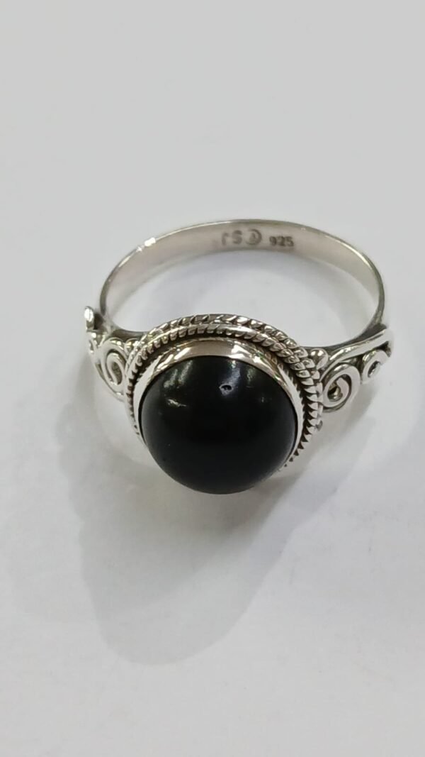 Anillo Onice | talla 16 | Plata de Ley