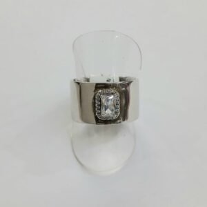 Anillo de plata con cironita grande | talla 18 | Plata de Ley