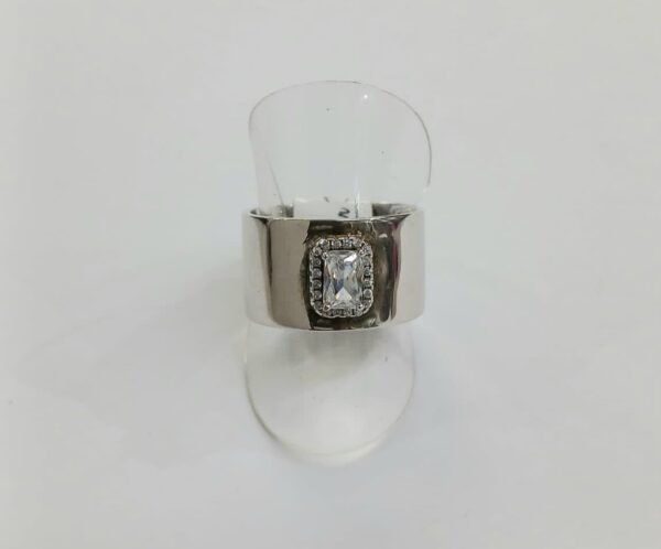 Anillo de plata con cironita grande | talla 18 | Plata de Ley