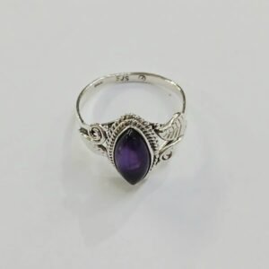 Anillo de Plata con amatista | talla 17 |  Plata de Ley