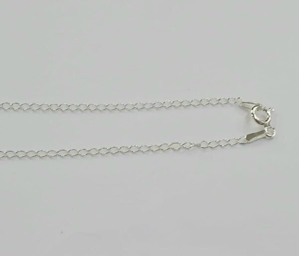 Cadena de plata de eslabones | 40 cm | Plata de Ley