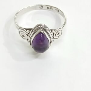 Anillo amatista | talla 17 | Plata de Ley