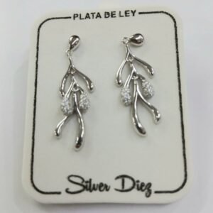 Pendientes con circonitas | Plata de Ley