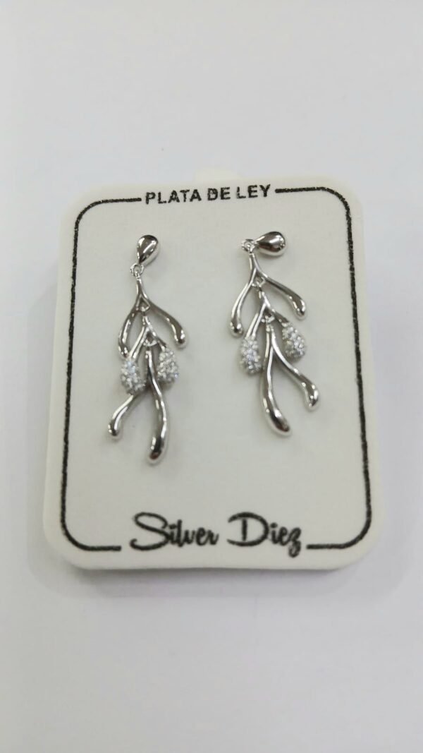 Pendientes con circonitas | Plata de Ley