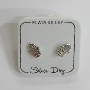 Pendientes Mano de Fátima | Plata de Ley