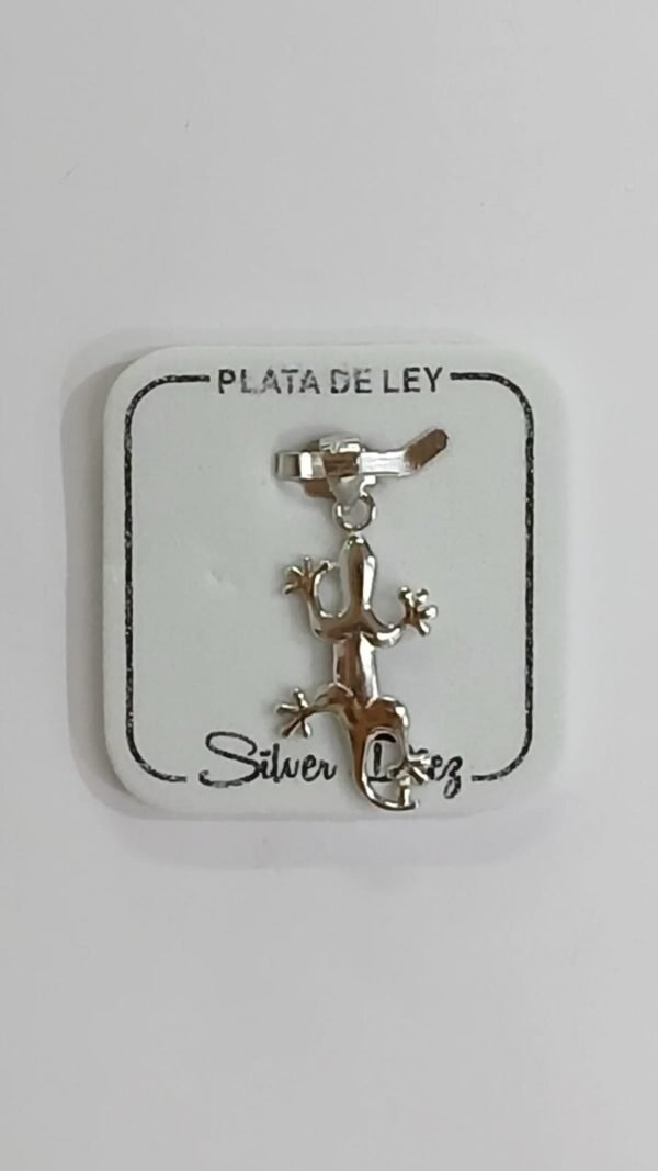 Colgante Lagarto de la Suerte | Plata de Ley