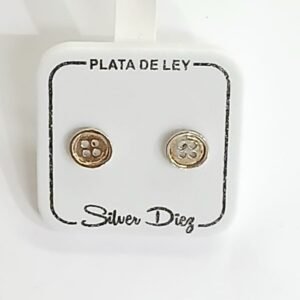 Pendientes botones | Plata de Ley