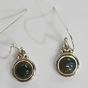 Pendientes plata y labradorita | Plata de Ley