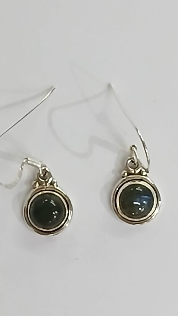 Pendientes plata y labradorita | Plata de Ley