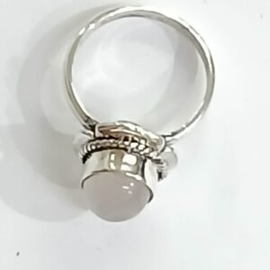 Anillo cuarzo talla 16 | Plata de Ley