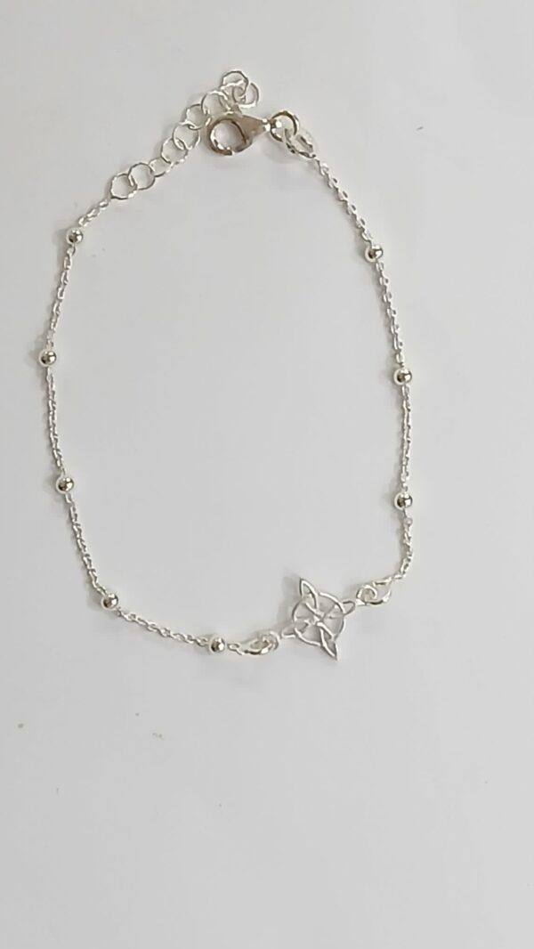 Pulsera Nudo de Bruja | Plata de Ley