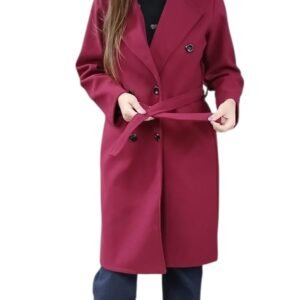 Abrigo rojo talla única M/L