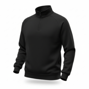 Sudadera con cremallera Negra