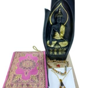 Pack Cartera, Colgante,pulsera y figura de Buda