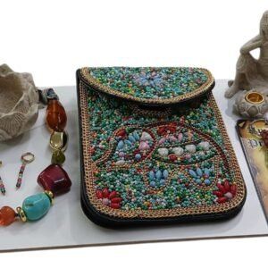 Pack Flor de Loto porta-velas y Buda porta-incienso de piedra, Bolso, Colgante, Pendientes y Llavero de Acero