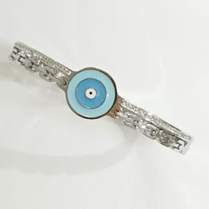 Brazalete con Ojo Turco y grabado Celta