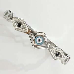 Brazalete con circonitas y Ojo Turco