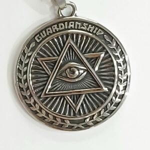 Colgante Ojo de la Providencia 4 cm | Acero macizo