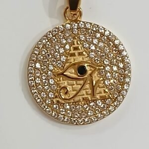 Colgante Ojo de Horus y Pirámide 3x3 cm