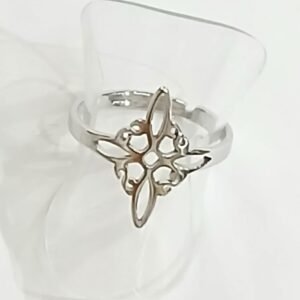 Anillo Nudo de Bruja ajustable