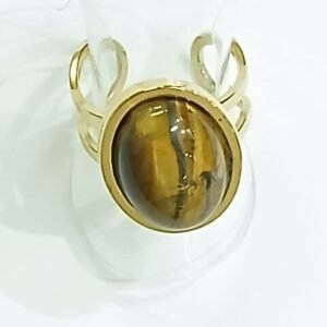 Anillo Ojo de Tigre ajustable