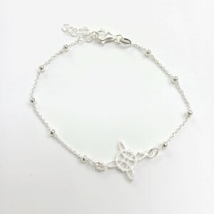 Pulsera Nudo de Bruja | Plata de Ley