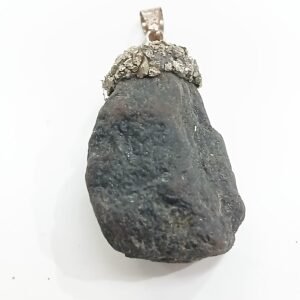 Colgante Pirita y Turmalina Negra 3x4 cms