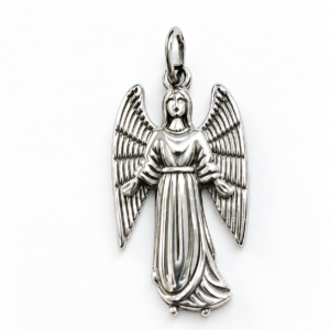 Colgante Uriel Arcángel 2,5x1,6 cm | Plata de Ley